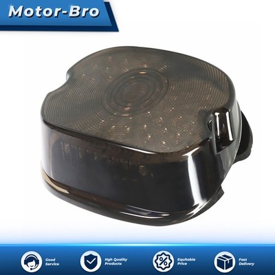 Touring Dyna Glide Softail Sportster Fit For LED Rear Tail Light Brake Smoke