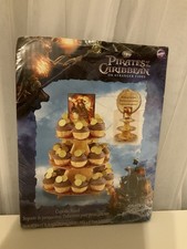 Disney Pirates of the Caribbean Cupcake Stand 3 Tier Wilton Party Display New