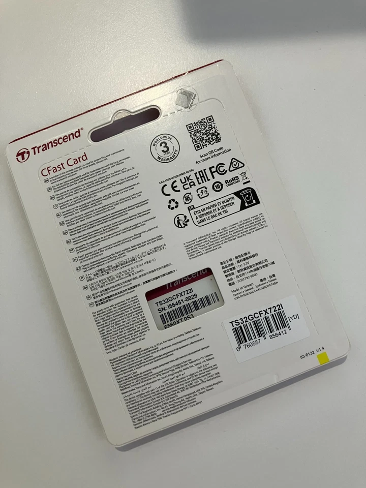 Transcend CFast 2.0 722I Super MLC Industrial 32GB TS32GCFX722I - Image 2 of 4