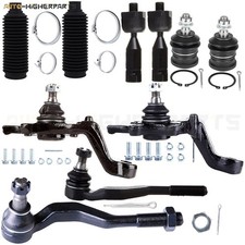 Lower Upper Ball Joints Tie Rod Rack Pinion Bellow For 1995-2004 Toyota Tacoma