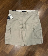 NWT Polo Ralph Lauren Mens Size 38 Classic Polo Chino Cargo Shorts Tan Khaki