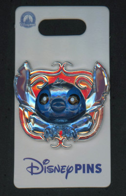 2025 Disney Parks Lilo & Stitch Acrylic 3D Silver Frame Pin