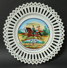 Alter Reservistenteller Husaren Reg. 11 Krefeld Crefeld Teller Reservistenkrug