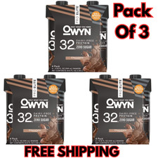 (12 Pack) OWYN Pro Elite Protein Shake, Choco...
