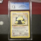 CGC 7.5 Snorlax 1999 Jungle 27/64 Pokemon Card 1st Edition