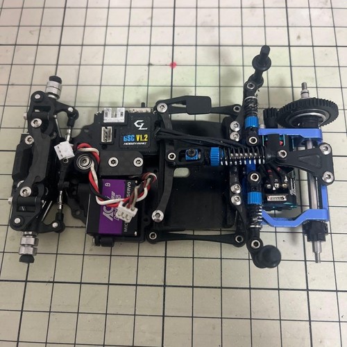 GL Racing 1/28 RWD Drift Chassis Mini-Z Style Brushless Servo Setup Kit