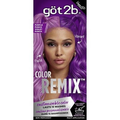 NEW Got2b Color remix Semi Permanent Purple Punch Violet Punch *094