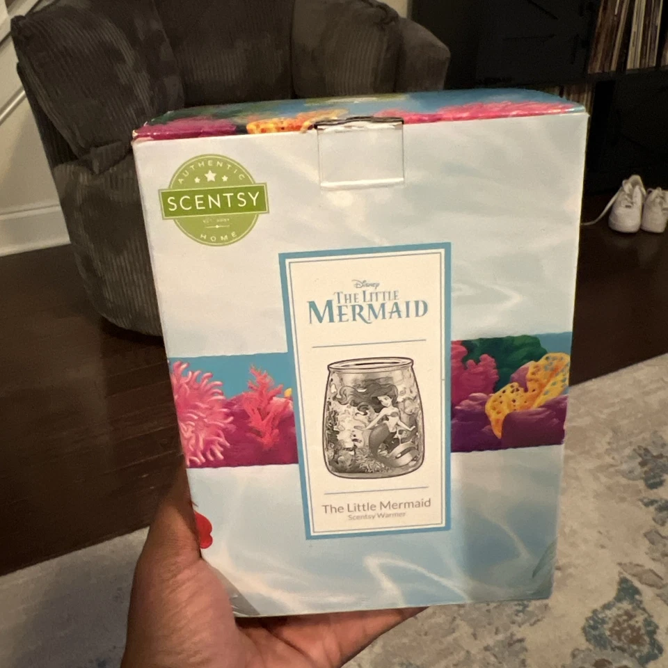 Calentador Scentsy Disney La Sirenita Nuevo Calentador de Cera Retirado Foto 3 de 4