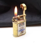 Rare French Vintage Gas Lighter  Works good! Fully Serviced and restored!