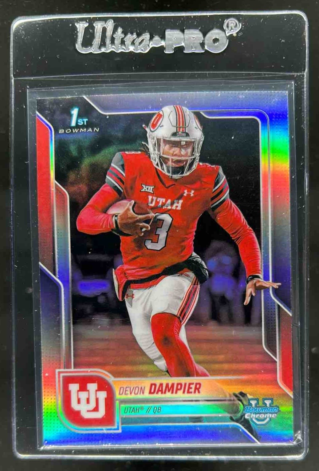 2025 Bowman Chrome U Devon Dampier Prospects Refractor #3 Utes