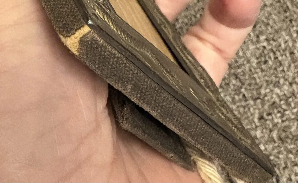 Miniature Wood  metal Vintage Picture Frame Dragons 3” x 4 “ - Image 4 of 4