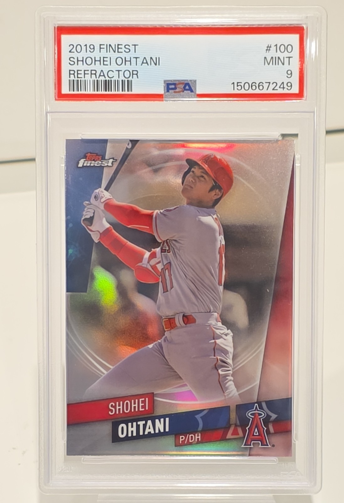 2019 Topps Finest - Shohei Ohtani #100 Refractor