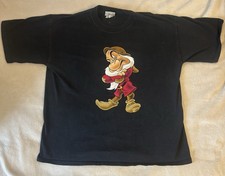 Vintage Grumpy Snow White And The Seven Dwarfs Shirt Size L Walt Disney World