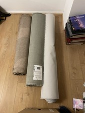 Carpets -3 - Large medium and Small - Grey And Beige Brown Wavy Pattern