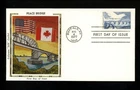 US FDC #1721 Colorano 1977 Buffalo NY Peace Bridge Anniversary Canada