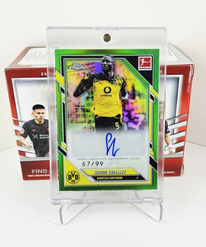 Topps Chrome Bundesliga 2025/26 Serhou Guirassy BA-SG Base Auto 67/99
