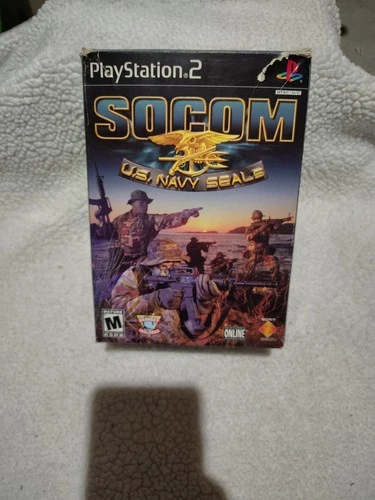 2002 Sony PlayStation 2 PS2 SOCOM U.S. Navy SEALs Big Box
