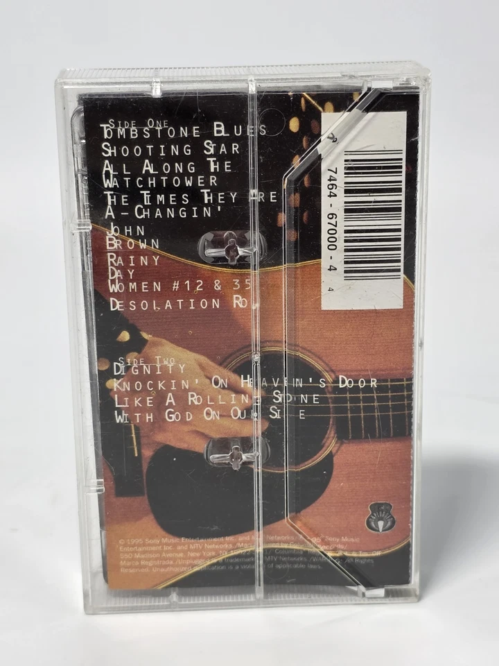 Bob Dylan MTV Unplugged Cassette Tape Columbia Records 1995 - Image 2 of 4