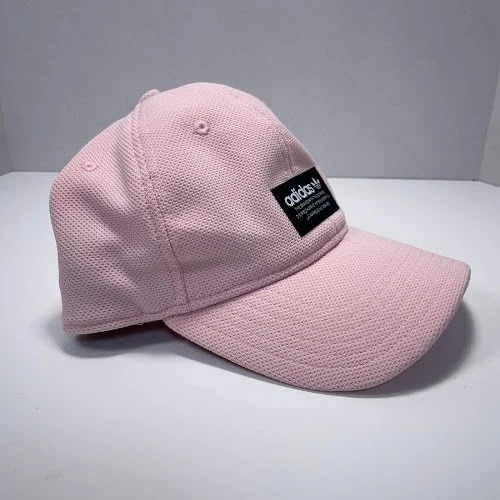 Adidas Hat Pink Adjustable Baseball Cap Classic Trefoil Logo Casual Sport - Image 3 of 4