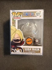 Funko Pop! One Piece: #1277 Soba Mask (CHASE) - CC (Exclusive) + Protector