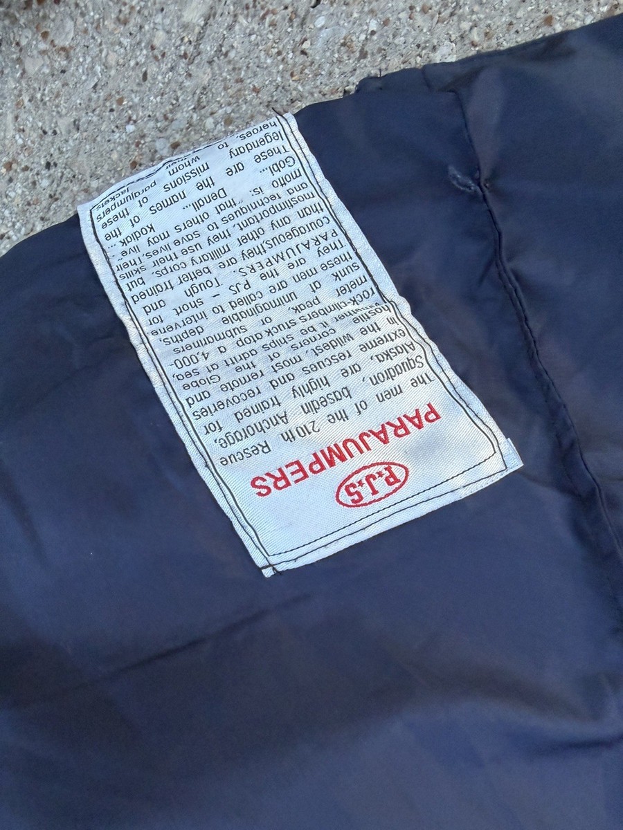 Parajumpers Harraseeket Hooded Down Parka Jacket Navy Men's Size Medium Alaska View 5