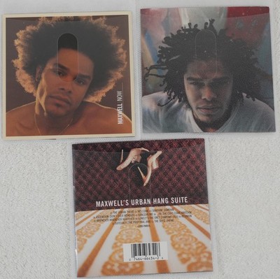 Lot of 3 Maxwell Cds - Urban Hang Suite, Embrya, Now
