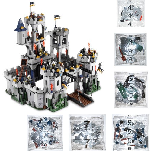 LEGO 7094 King's Castle Siege: 6 SEALED BAGS ONLY (partial set