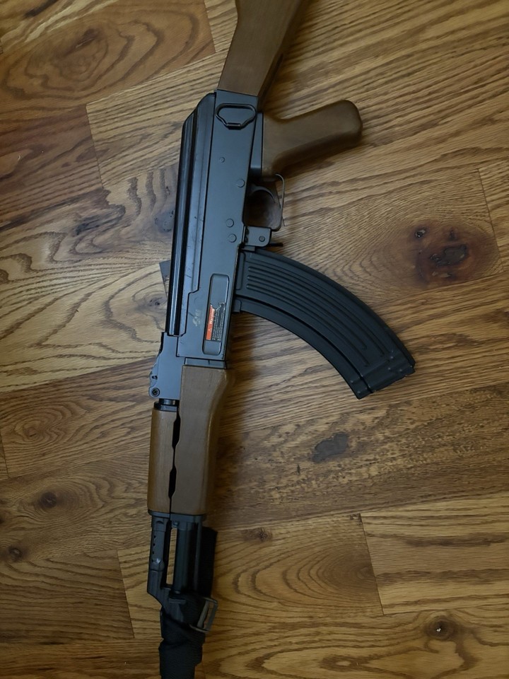Airsoft Ak47/Akm Rifle 7.62x39 Replica Toy Gun, J.G Works, Battery No ...