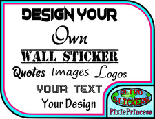 Business Sticker Custom Window Wall Sign Vinyl Decal Design Your Own Logo Quote