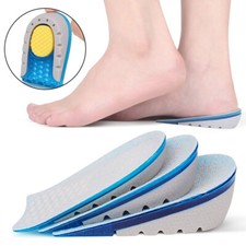 Men Women Invisible Height Increase Insoles Heel Lift Taller Shoe Inserts Pad