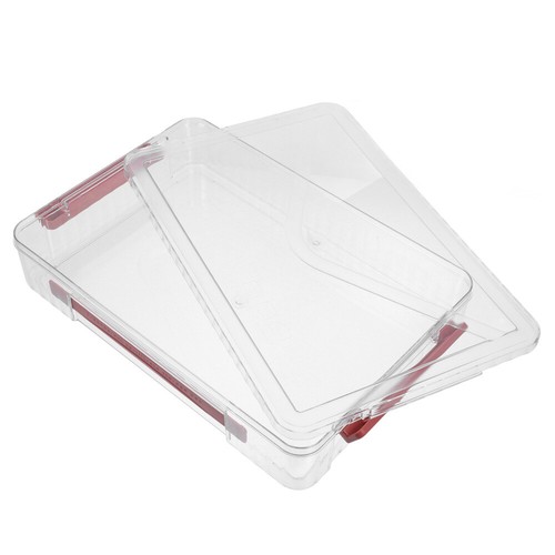 ID Storage Box Documents Organizer File Containers with Lids Plastic