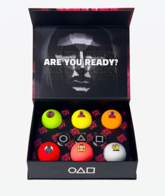 Squid Game x Volvik Special 6 Golf Balls + 3 Ball Markers SET