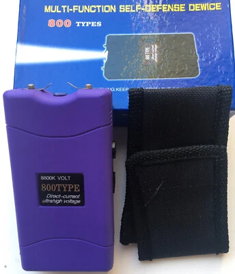 Rechargeable Stun Gun with LED Light - Free Taser Holster ，USA seller！