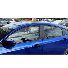 Chrome Delete Flash Black Car Door Window Edge Sticker For Honda Civic 10th Gen Chrome Delete Flash Black Car Door Window Edge Sticker For Honda Civic 10th Gen