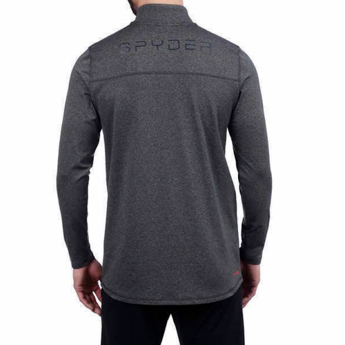 Maglione Uomo Spyder Active, Antracite Heather, 1/2 Zip (Grande) CR/Clos - Foto 2 di 6