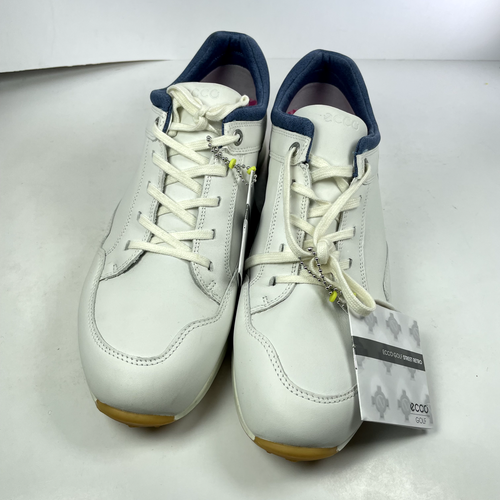 Ecco Women's Street Retro Golf Shoe 121643-01007 size 10 White Blue Hydromax - Picture 4 of 8