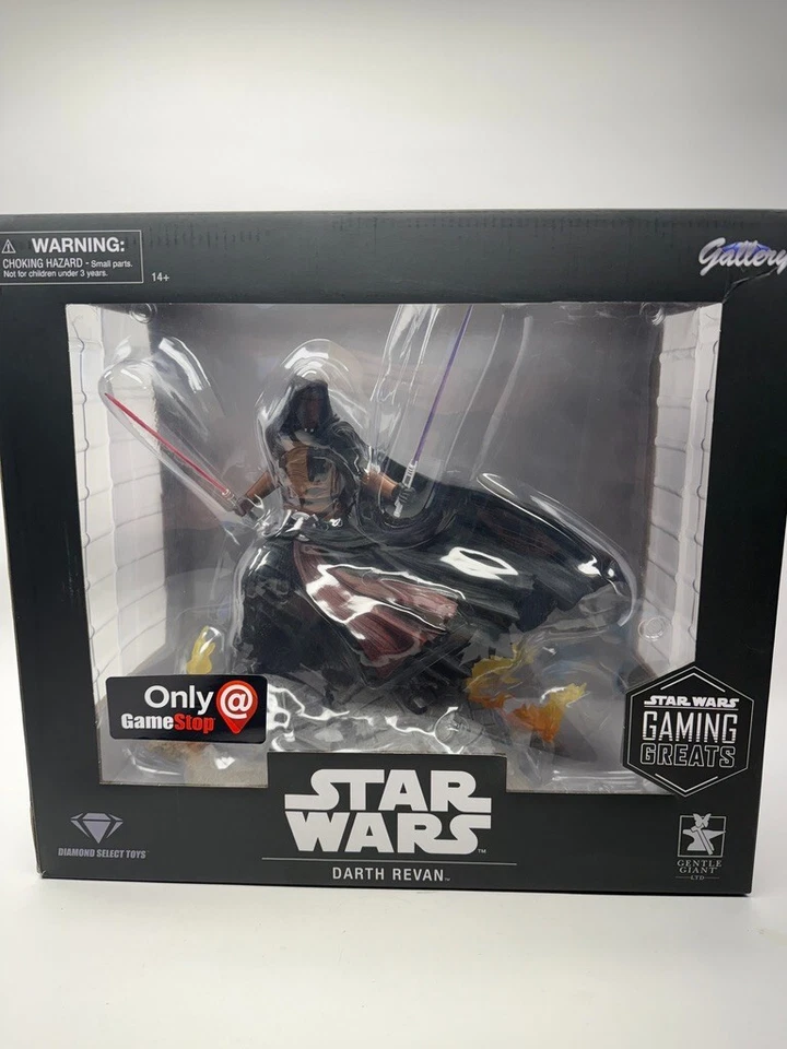 FIGURA STAR WARS DARTH REVAN GAMING GREATS DIAMOND GALLERY GAME STOP Foto 2 de 4