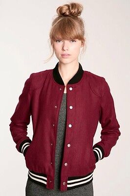 Urban Outfitters BDG Wool Varsity Bomber Jacket size Medium Excellent