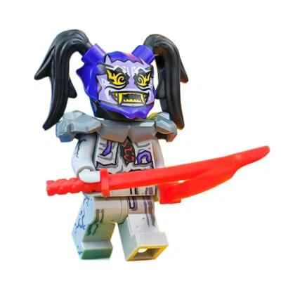 MARKENLOS MOC Lego Minifig Figurine: Ninjago Harumi Oni Mask of Hatred Fast Shipping hot