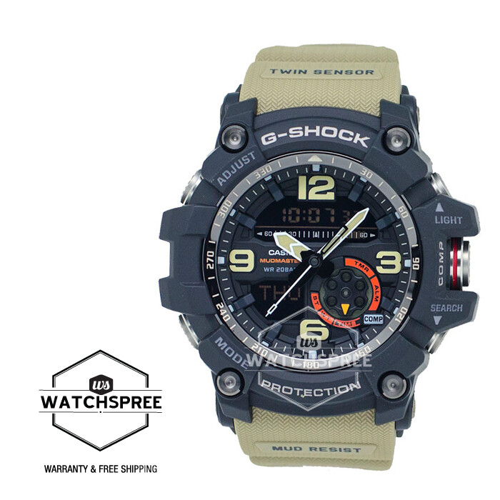 Casio G-Shock Master of G Mudmaster Series Twin Sensor Watch GG