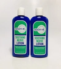EPSOM-IT Lot Of 2 Soothing Nerve Lotion Natural 8 Fl Oz