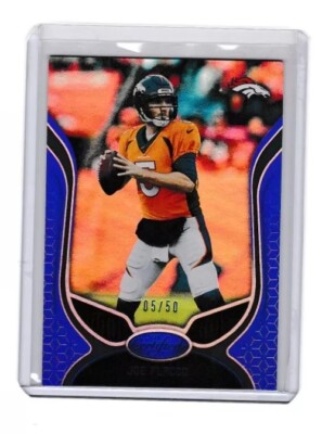 2019 Panini Certified Mirror Blue Joe Flacco 37 05/50 (Jersey #)