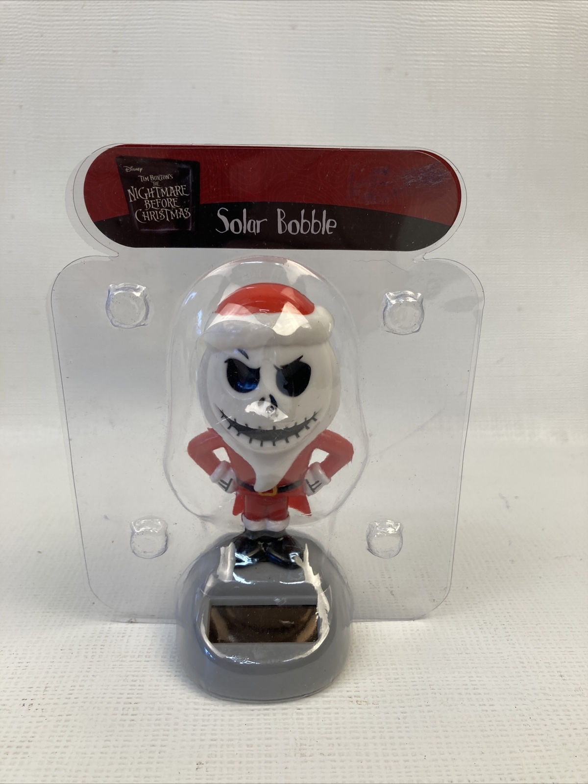 JACK SKELLINGTON Disney Nightmare Before Christmas 4" Solar Bobble