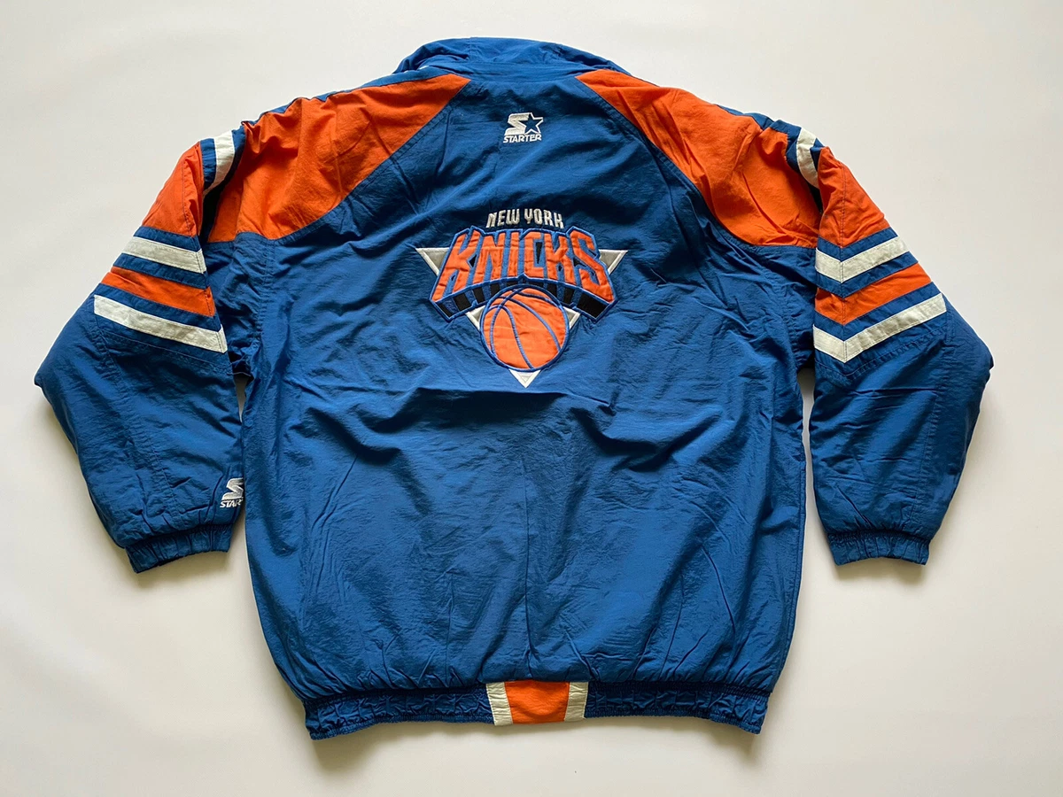 VINTAGE NBA NEW YORK KNICKS JACKET BASKETBALL SHIRT STARTER | eBay