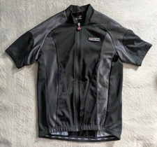 HINCAPIE Cycling Jersey Bicycle Mens S Black Silver