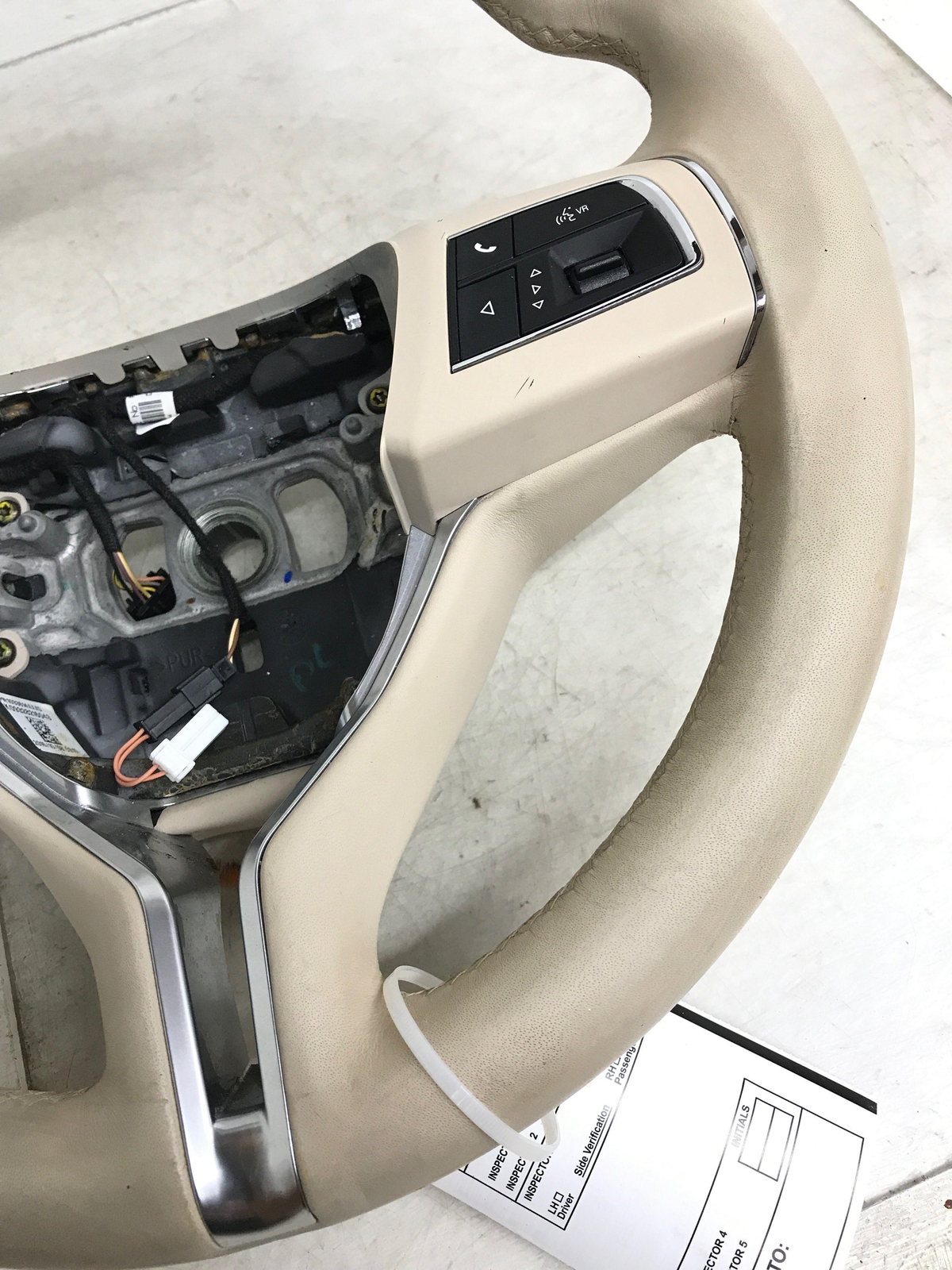 2017 - 2022 MASERATI LEVANTE OEM 3 SPOKE STEERING WHEEL | BEIGE/SAND 670047827