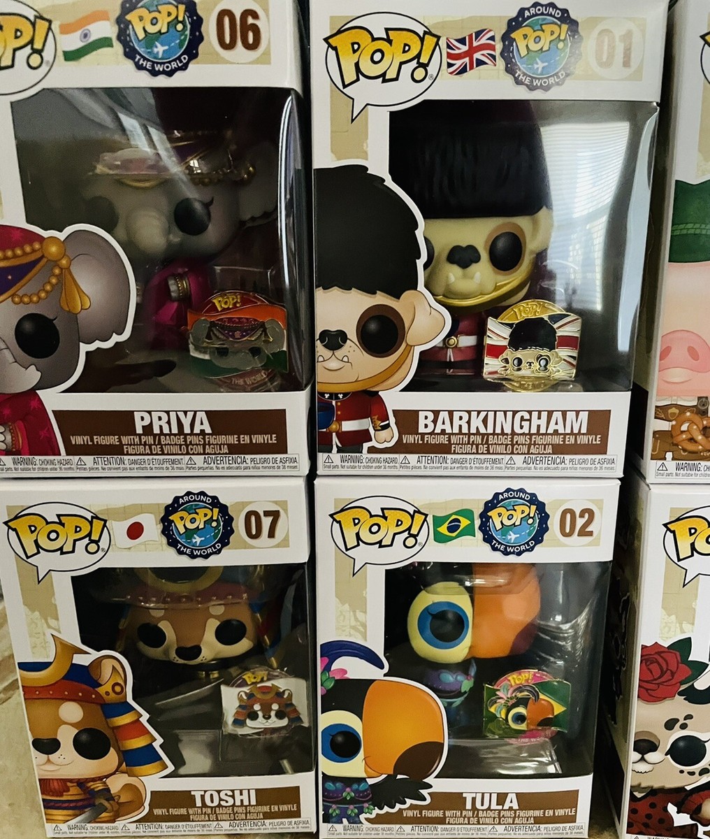 Funko Pop! Around The World Reisepassbuch | Für 12 Pop! Pins | Offizielles Sammelalbum