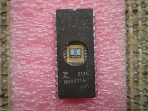 Fairchild MBM2716H 16Kbit UV-Eprom 2048 Words x 8-Bit Memory Ceramic IC DIP-24