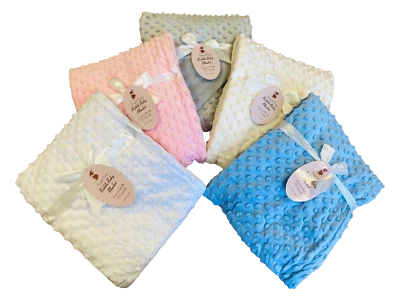 E&A DISTRIBUTION LIMITED E&A Babydecken Soft Fleece Bubble Design Babyfolie 75x95cm Warm Kuscheldecke