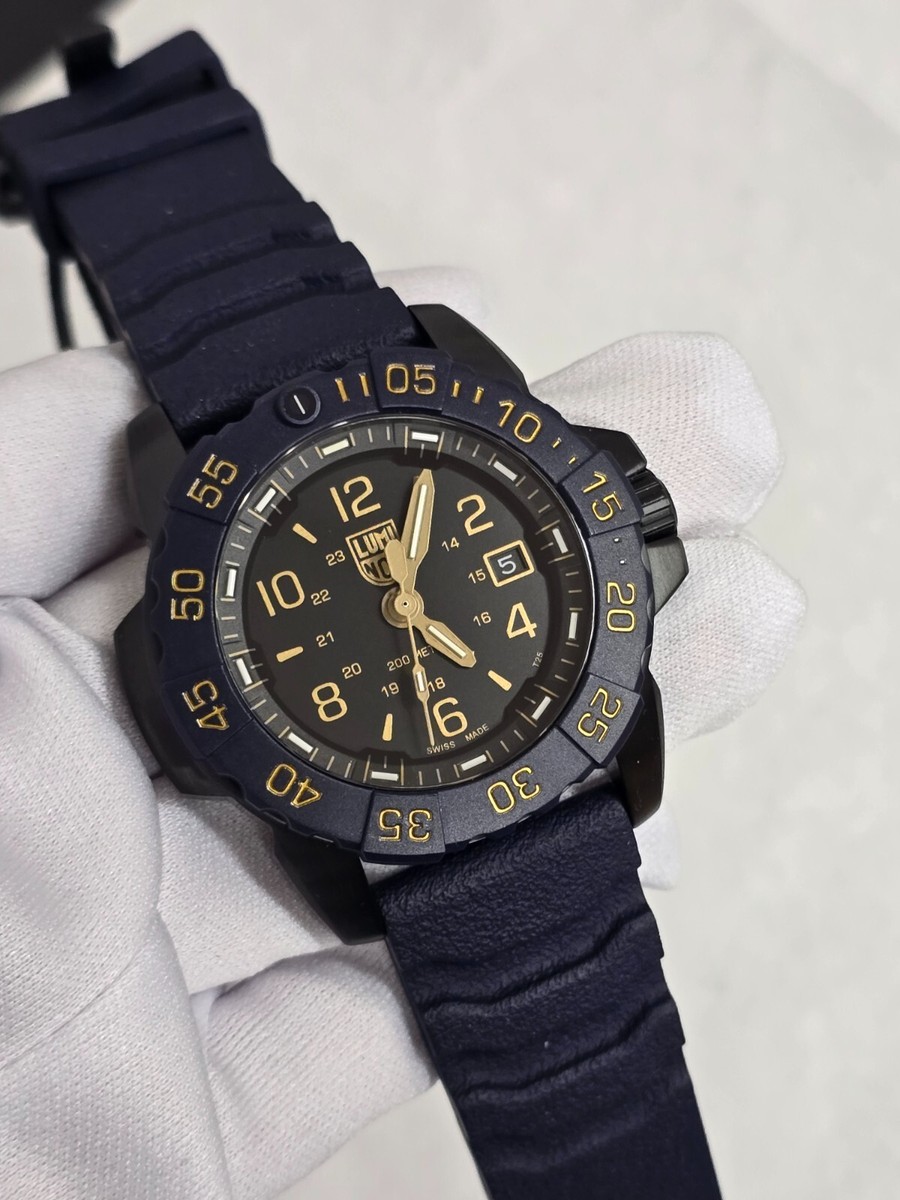 LUMINOX 腕時計 ブラック　NAVY SEALS Luminox Navy Seal 'Back to the Blue' 45mm Men's Military Watch XS
